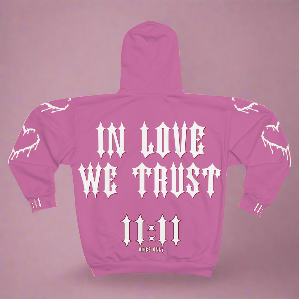 IN LOVE WE TRUST Zip Hoodie