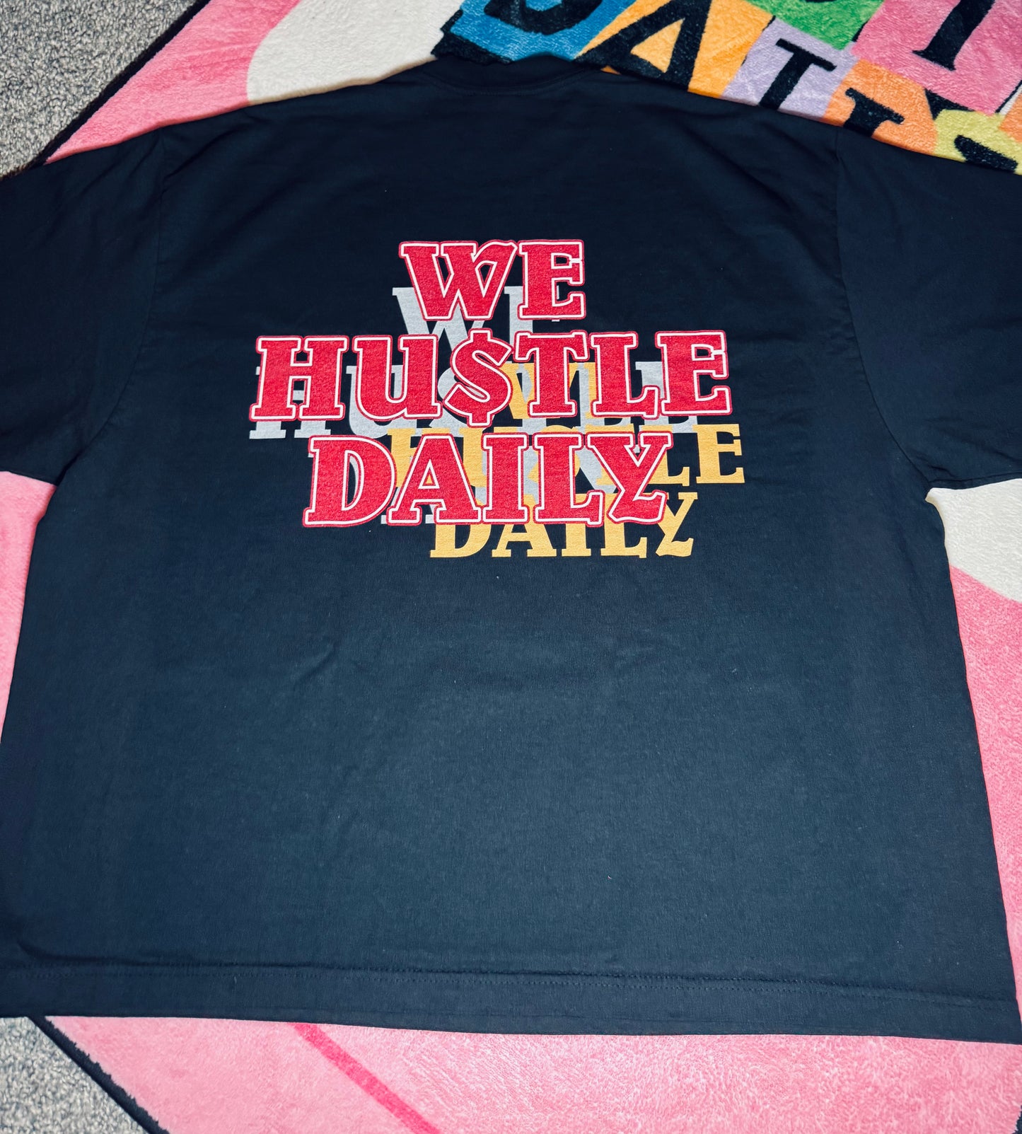 RICH OFF CRYPTO OVERSIZED BOXY FIT BLACK