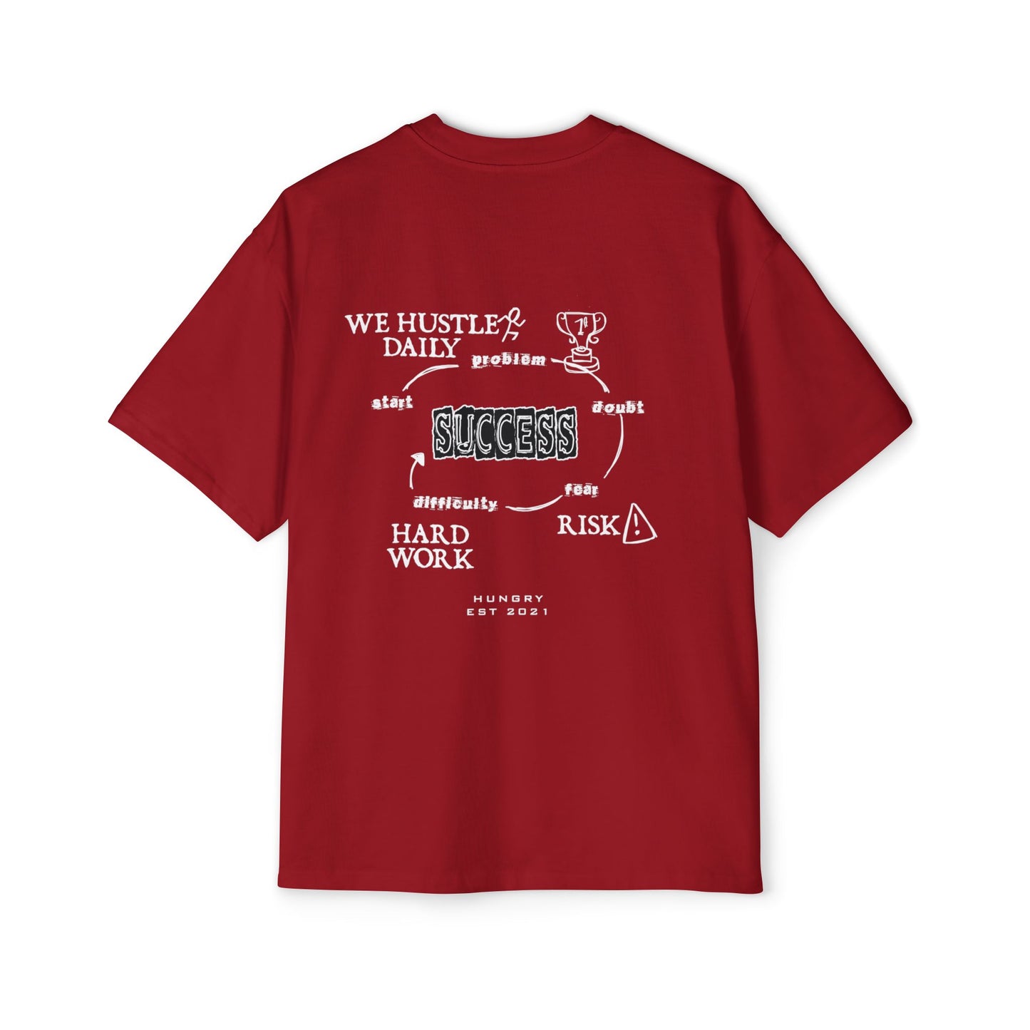 SUCCESS TRACK Heavy Oversized Tee