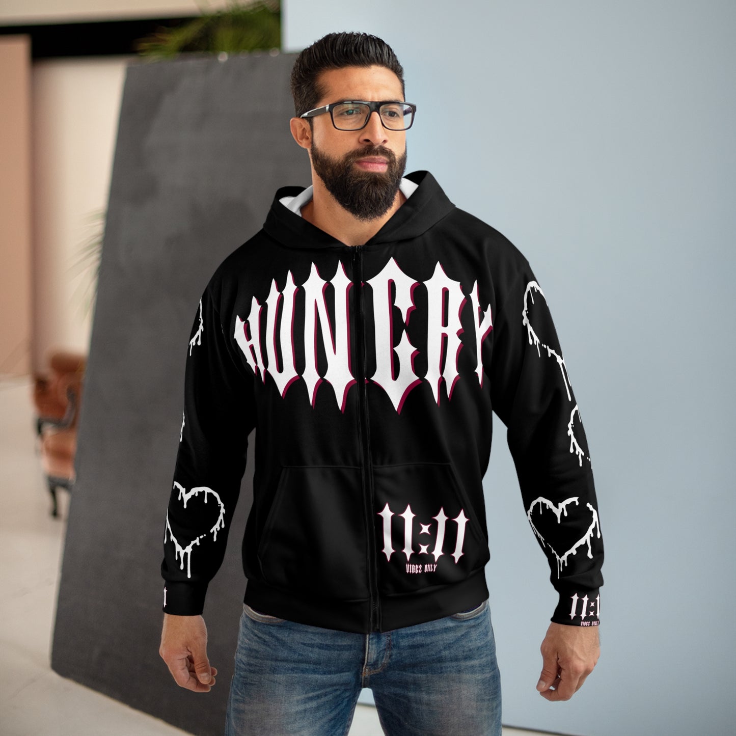 IN LOVE WE TRUST Zip Hoodie