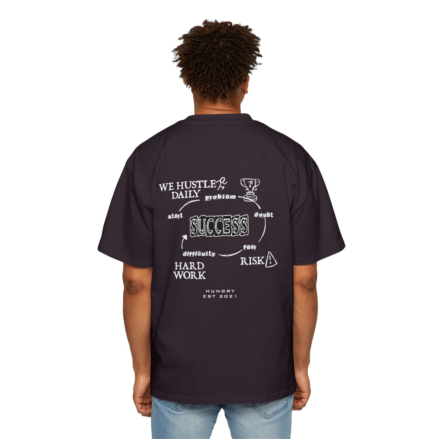 SUCCESS TRACK Heavy Oversized Tee