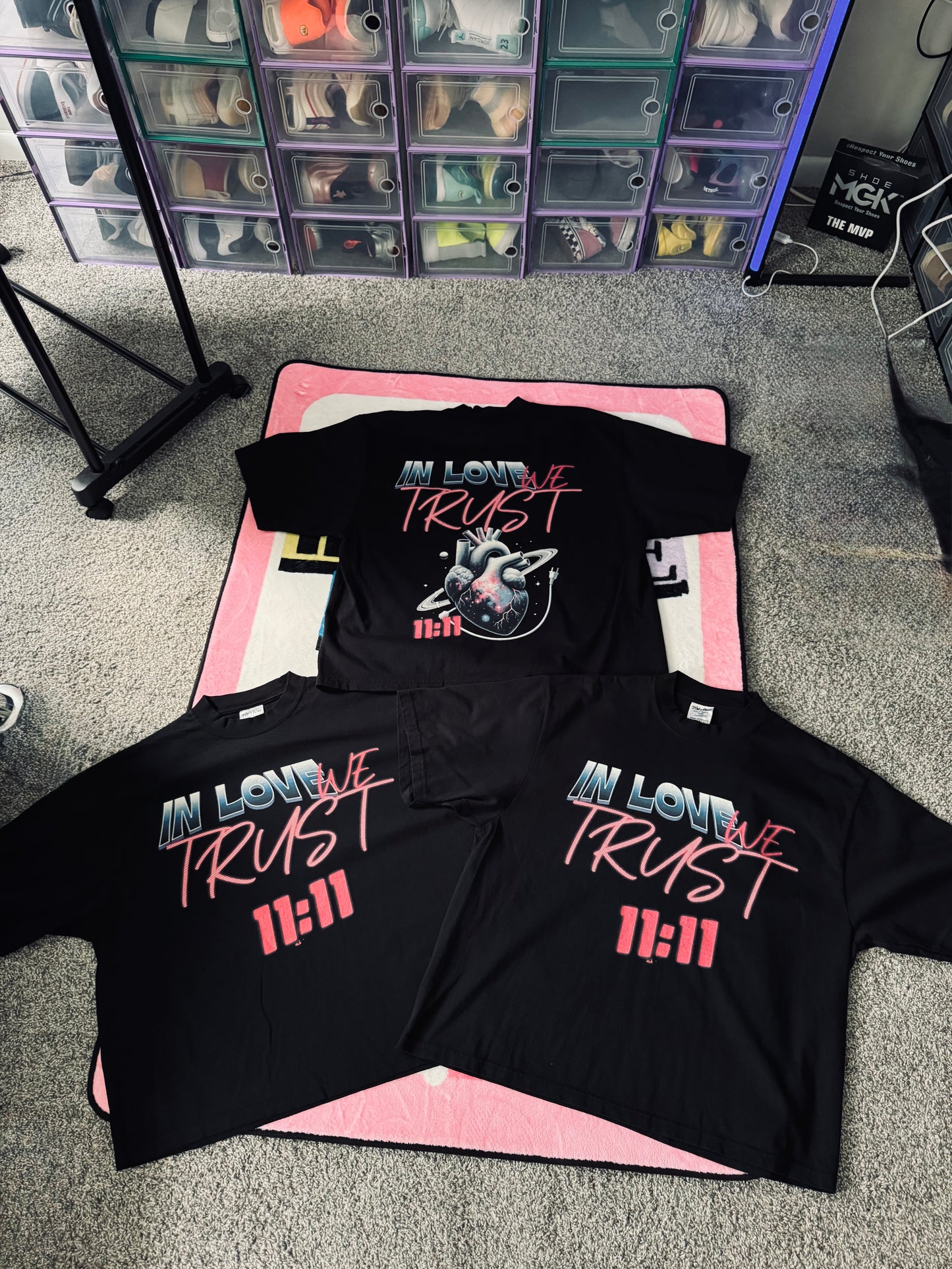 In Love We Trust COSMIC Oversized Boxy Tee