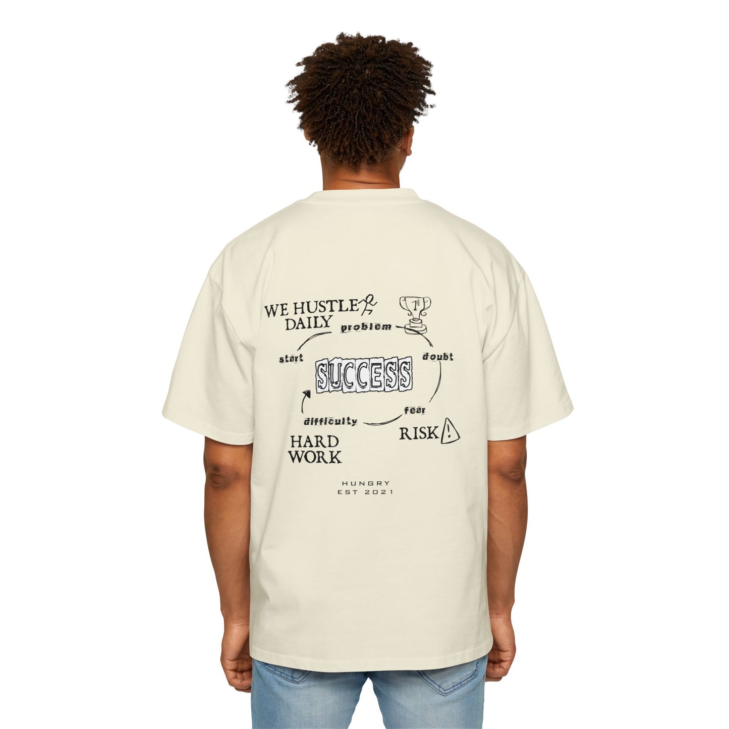 SUCCESS TRACK Heavy Oversized Tee