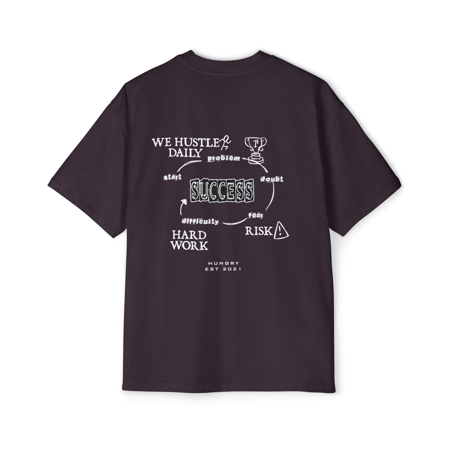 SUCCESS TRACK Heavy Oversized Tee