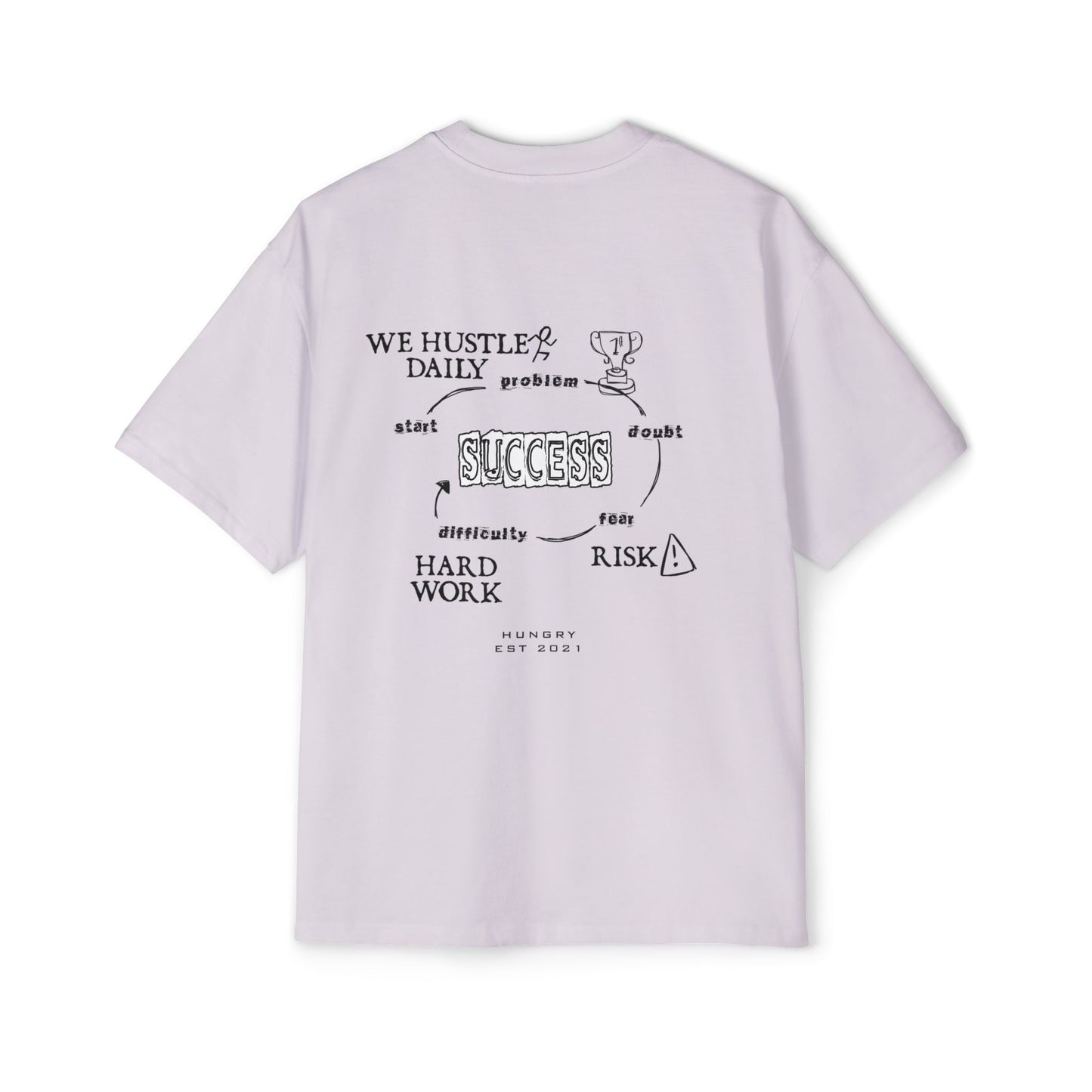 SUCCESS TRACK Heavy Oversized Tee