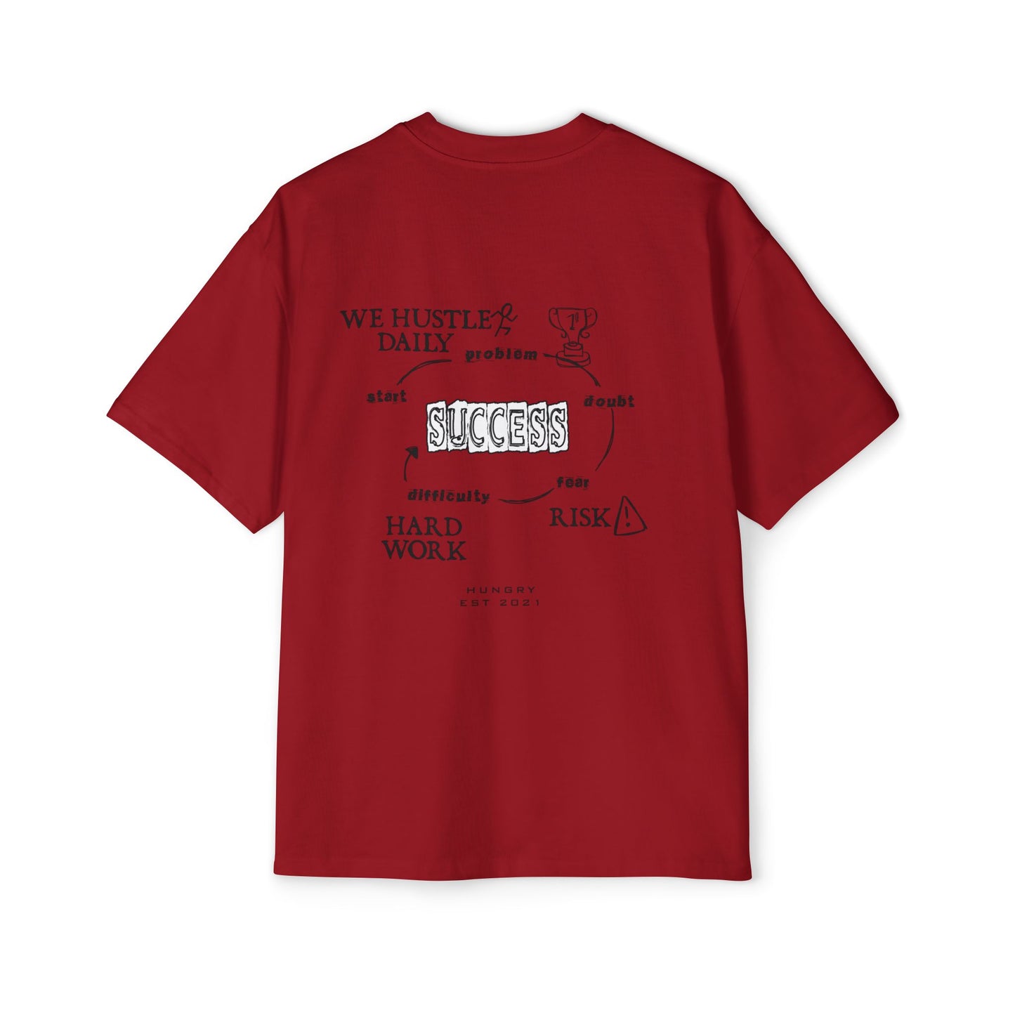 SUCCESS TRACK Heavy Oversized Tee