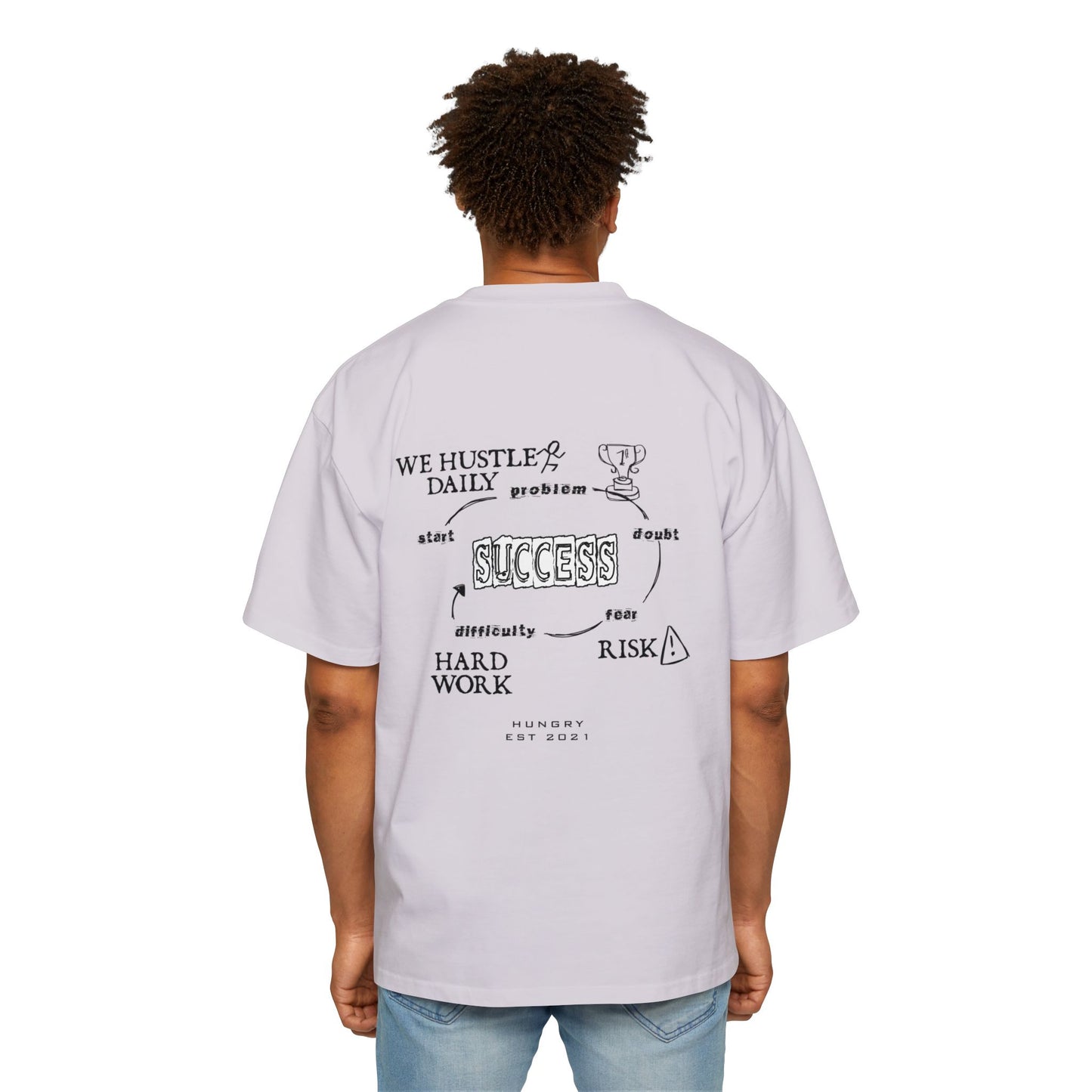 SUCCESS TRACK Heavy Oversized Tee