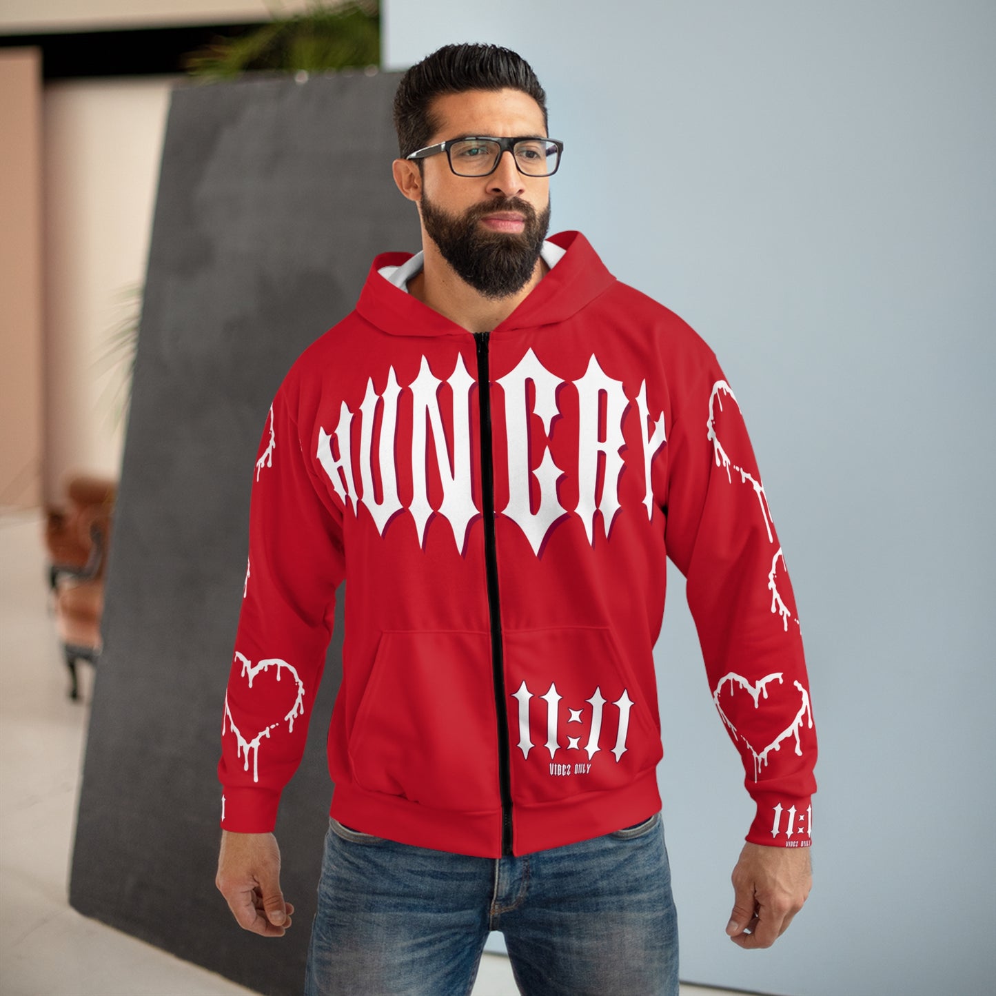 IN LOVE WE TRUST Zip Hoodie