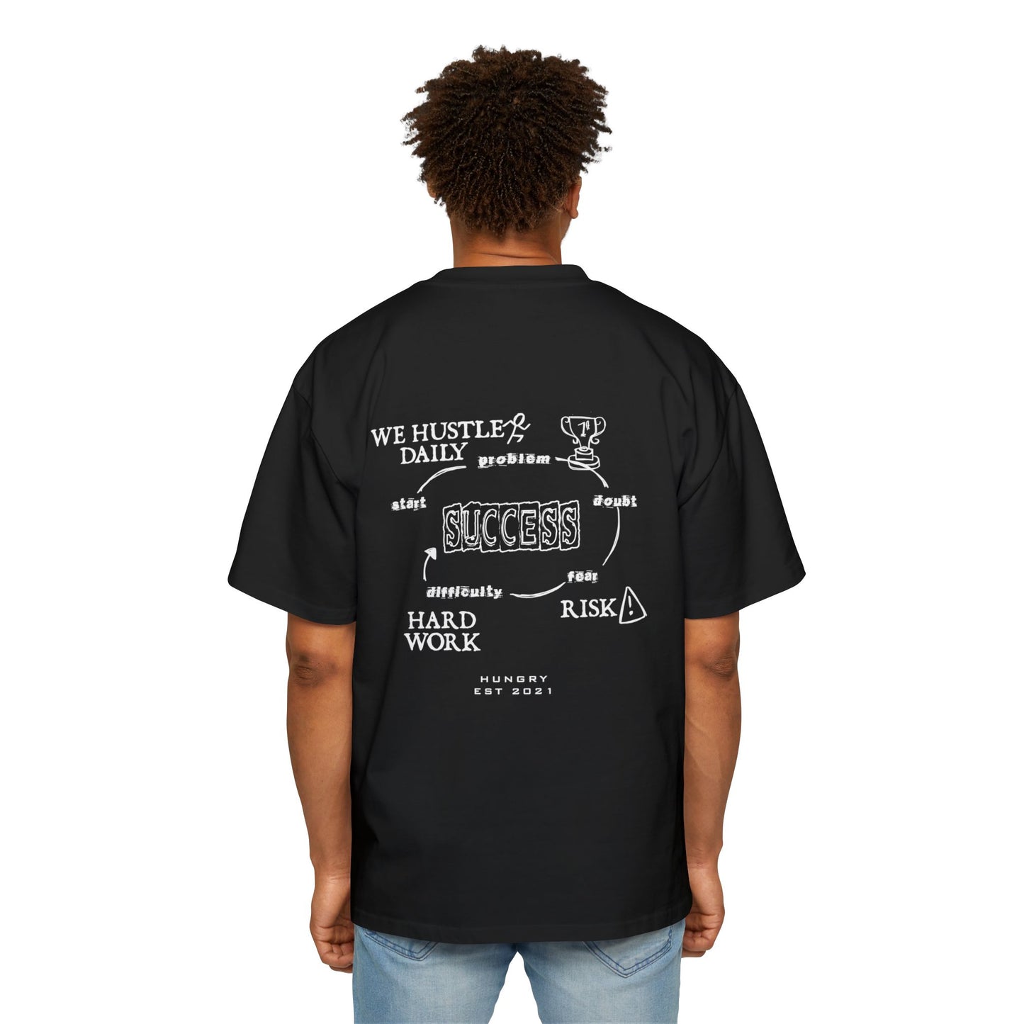 SUCCESS TRACK Heavy Oversized Tee