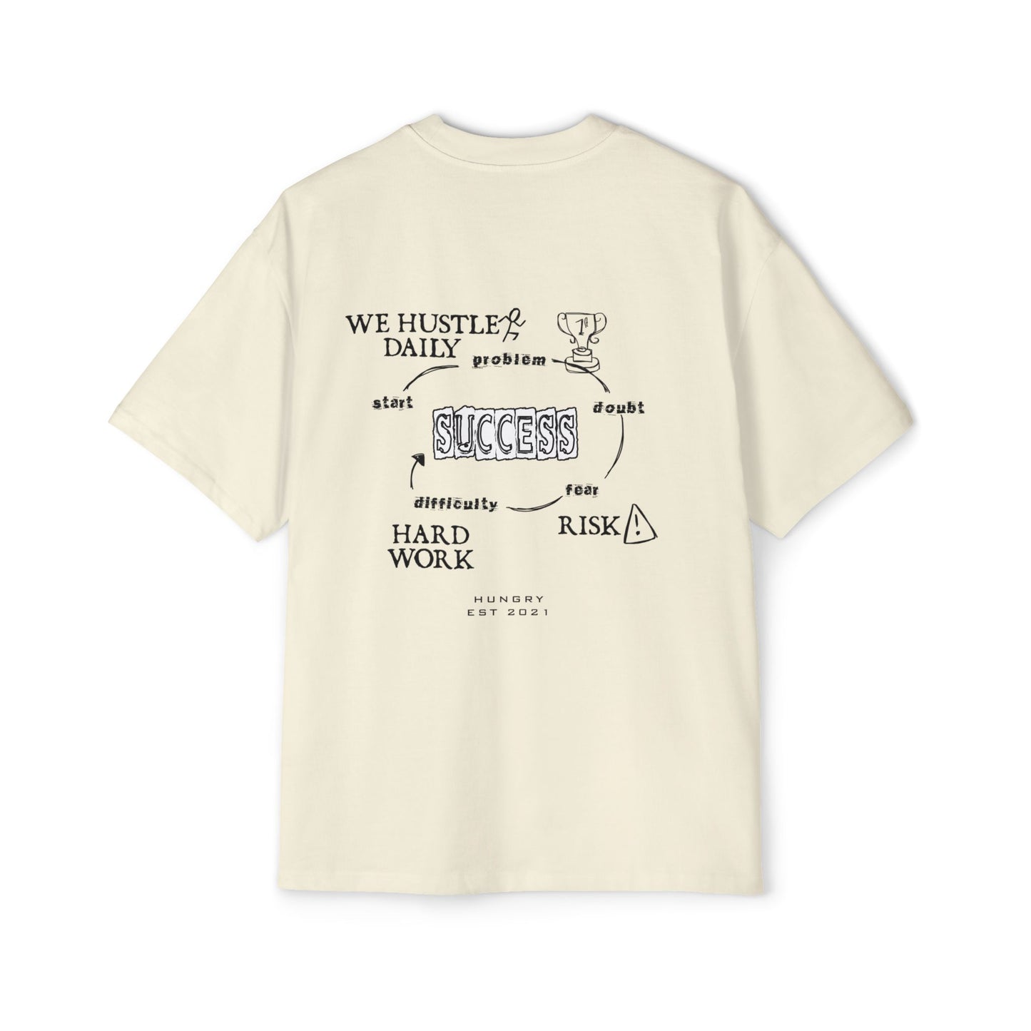 SUCCESS TRACK Heavy Oversized Tee