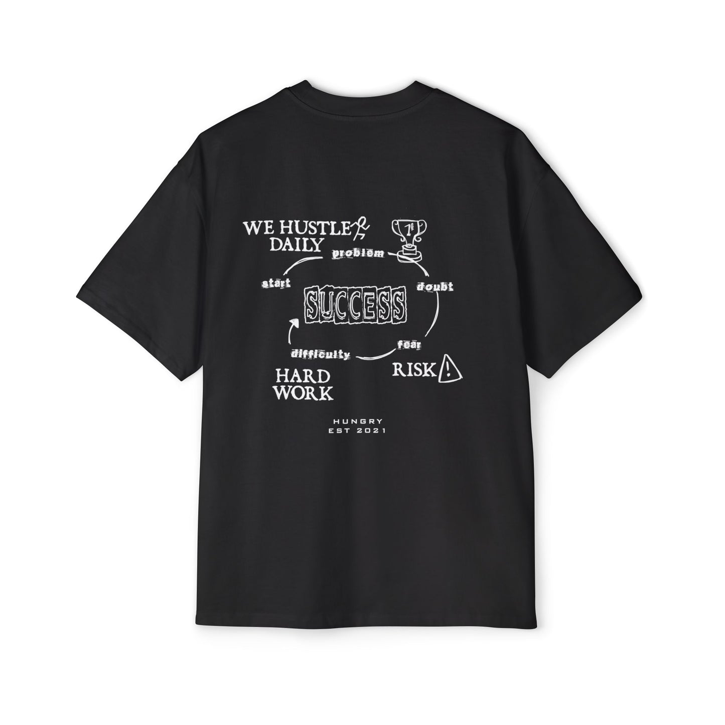 SUCCESS TRACK Heavy Oversized Tee