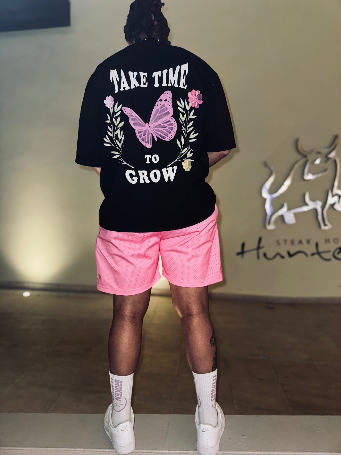 Take Time To Grow Oversized Boxy Tees