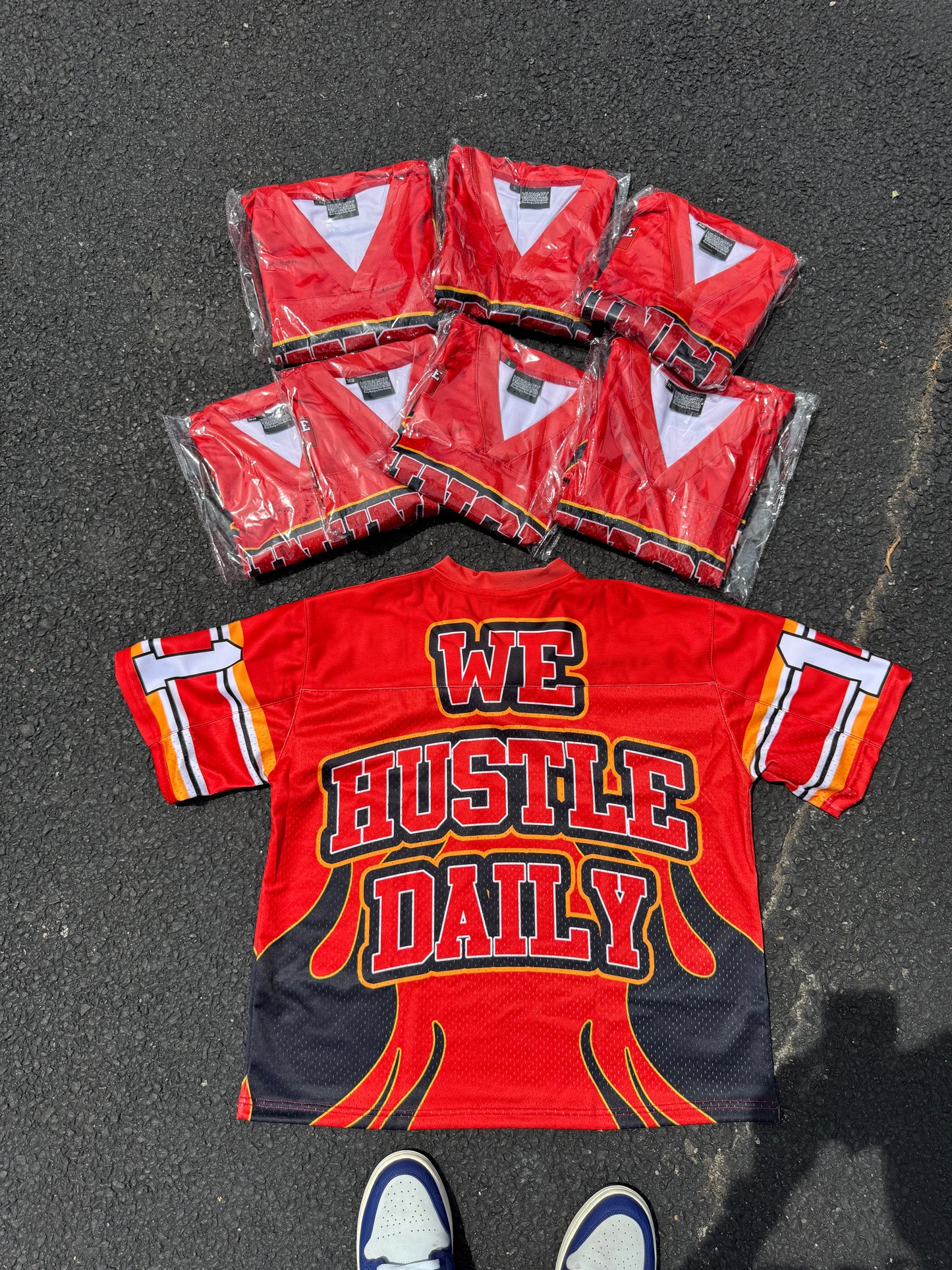 We Hustle Daily Flame Jersey