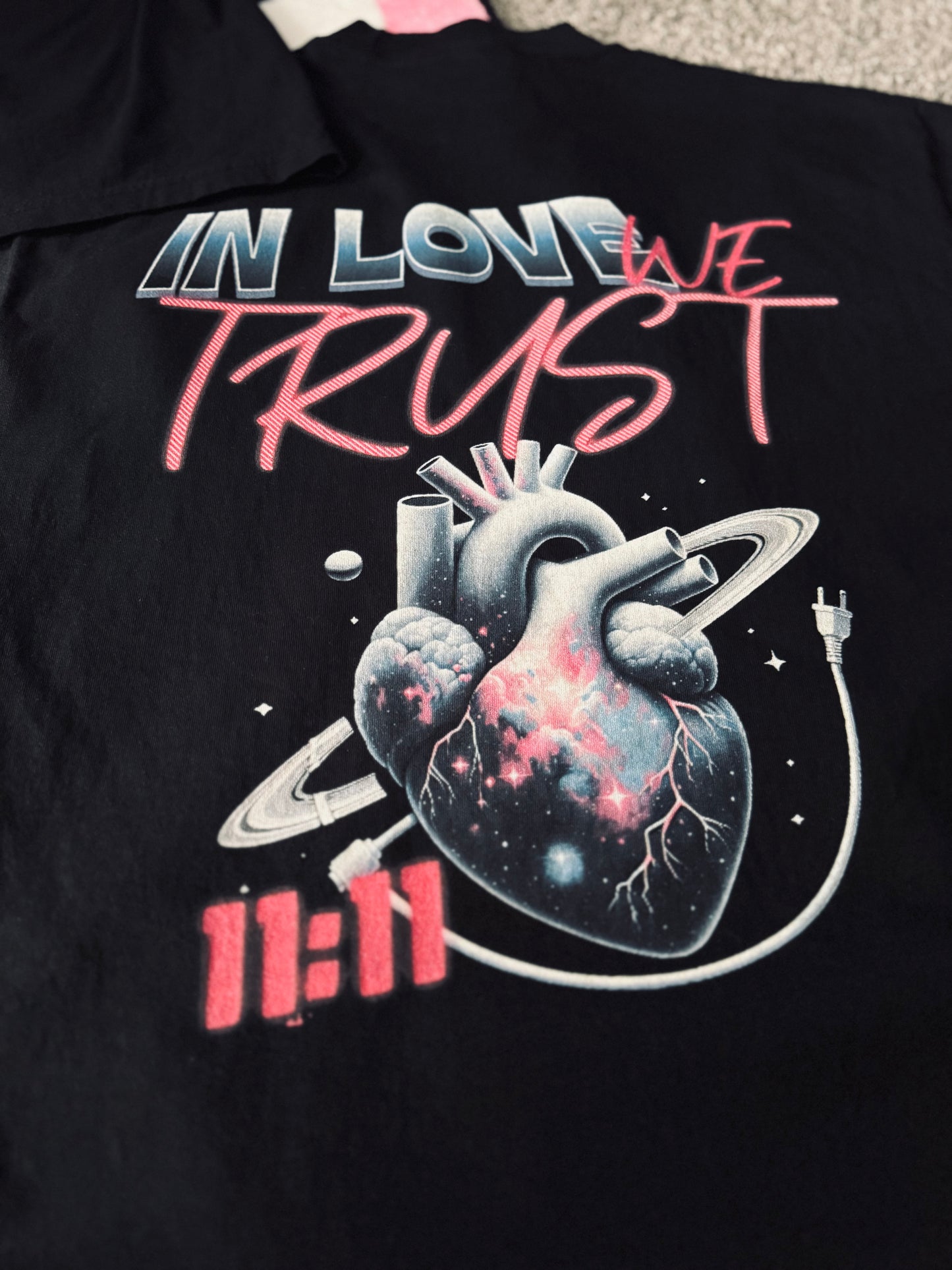 In Love We Trust COSMIC Oversized Boxy Tee
