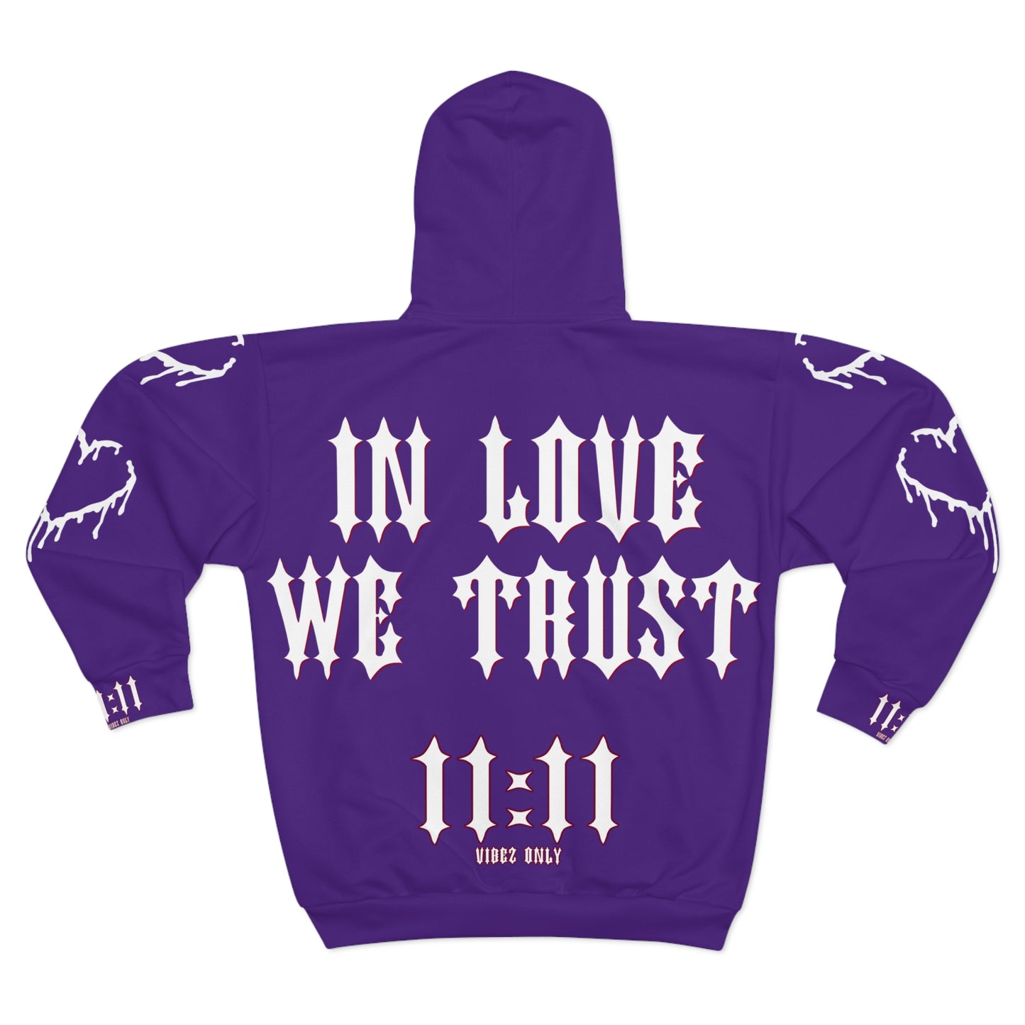 IN LOVE WE TRUST  Zip Hoodie