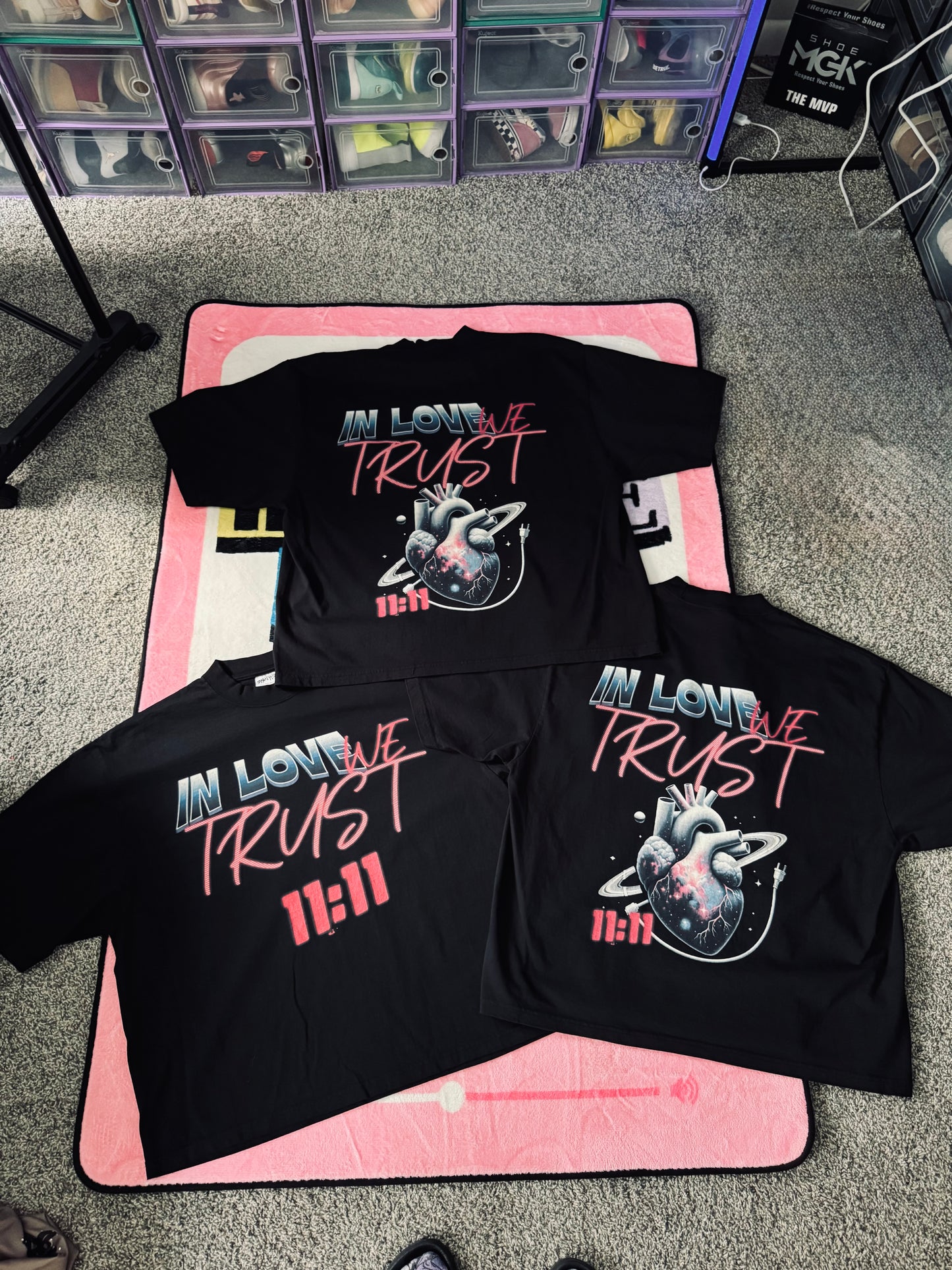 In Love We Trust COSMIC Oversized Boxy Tee