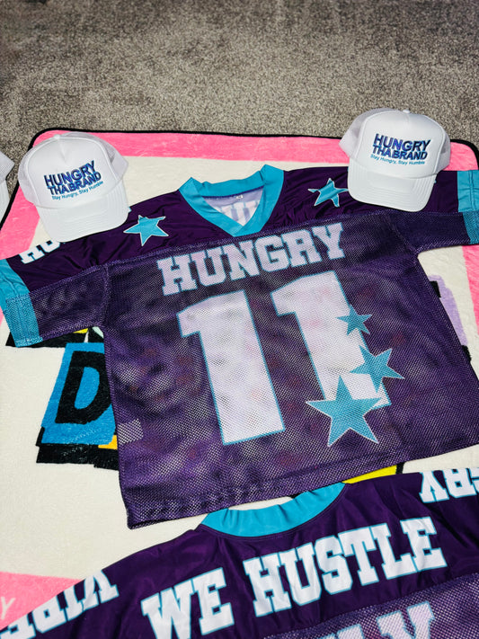Purple & Teal “We Hustle Daily” Jersey