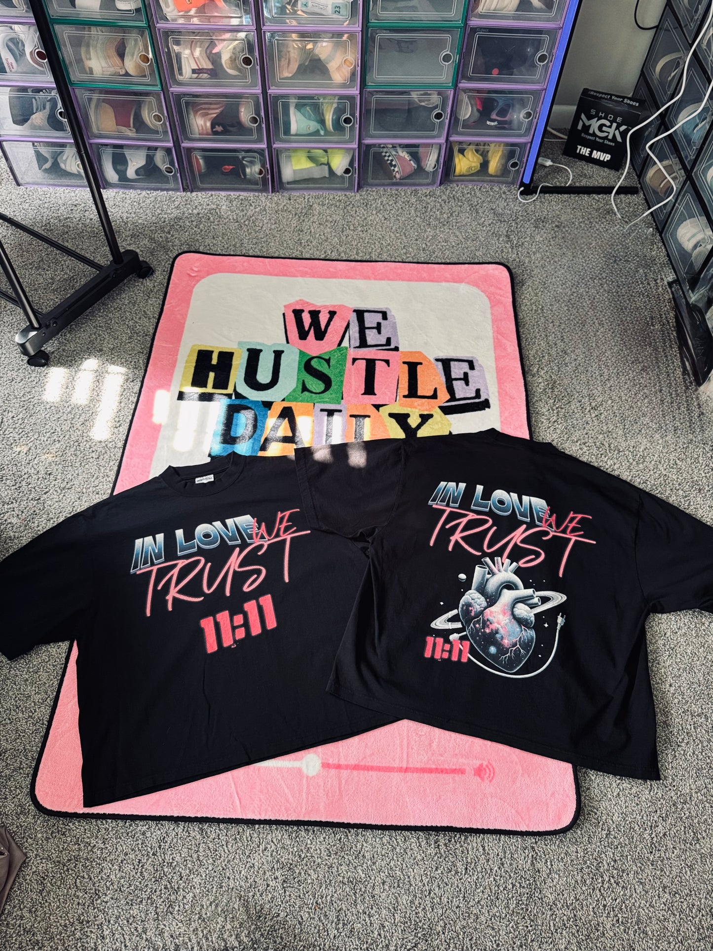 In Love We Trust COSMIC Oversized Boxy Tee