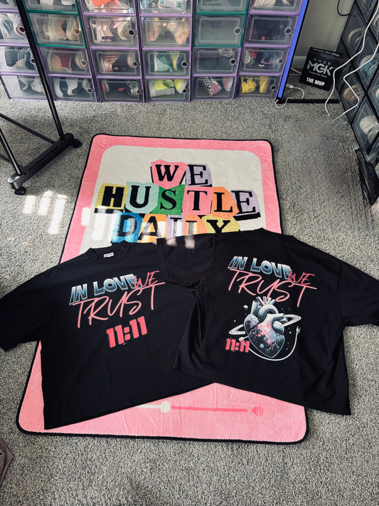 In Love We Trust COSMIC Oversized Boxy Tee